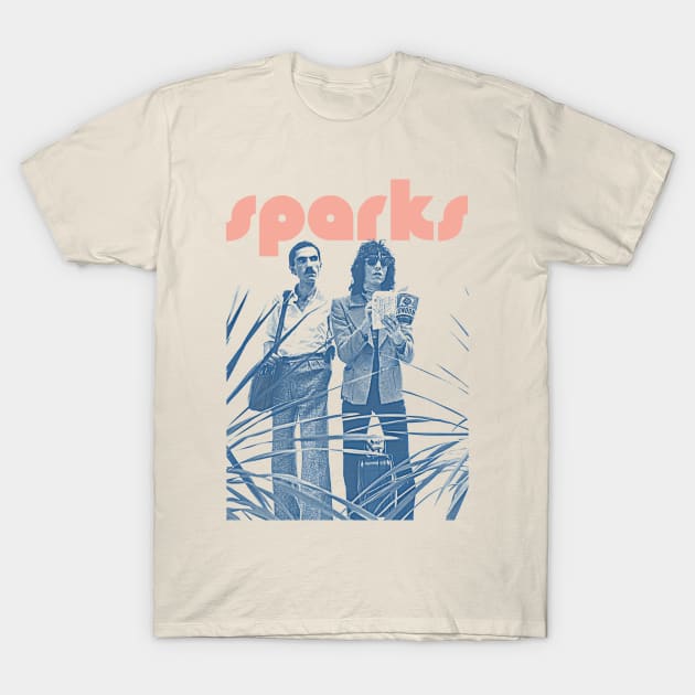 Sparks \//\ Retro 70s Style FanArt Design T-Shirt by darklordpug